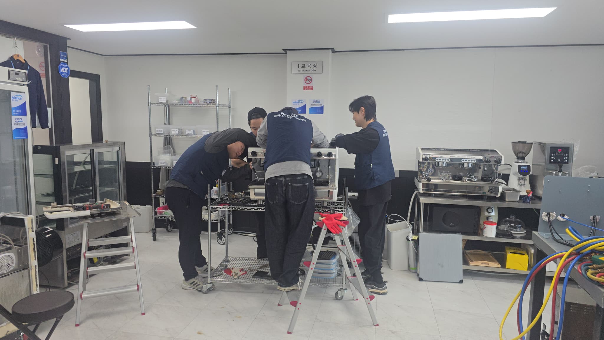 커피머신 수리과정