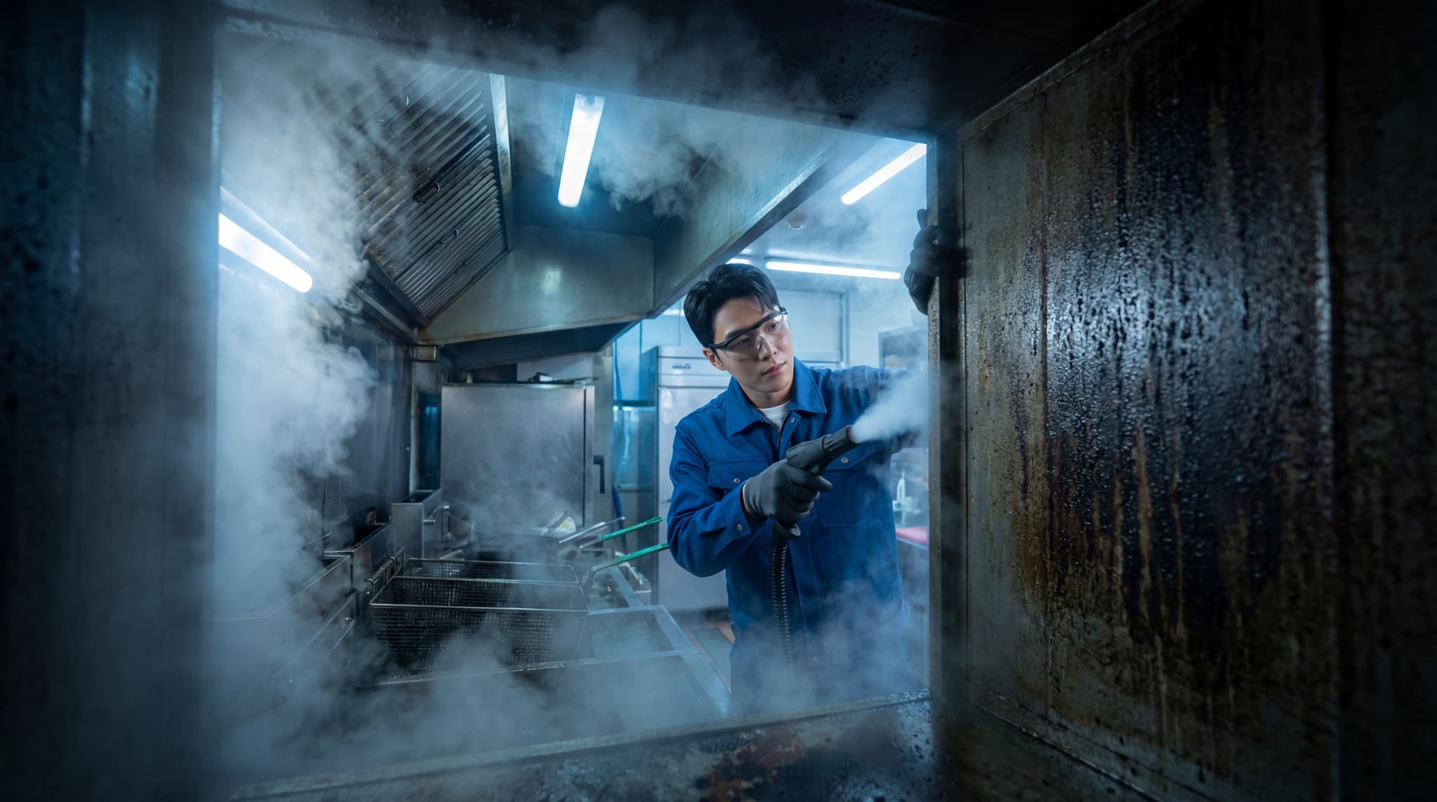 후드덕트 완전분해 세척