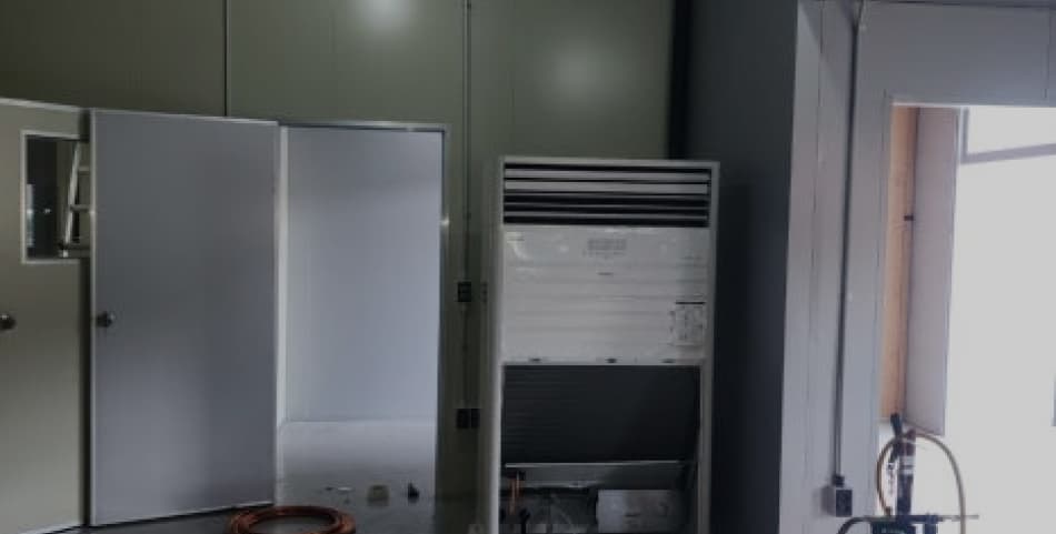 업소용 엘지 스탠드 냉난방기 30평, 80평 설치 사례