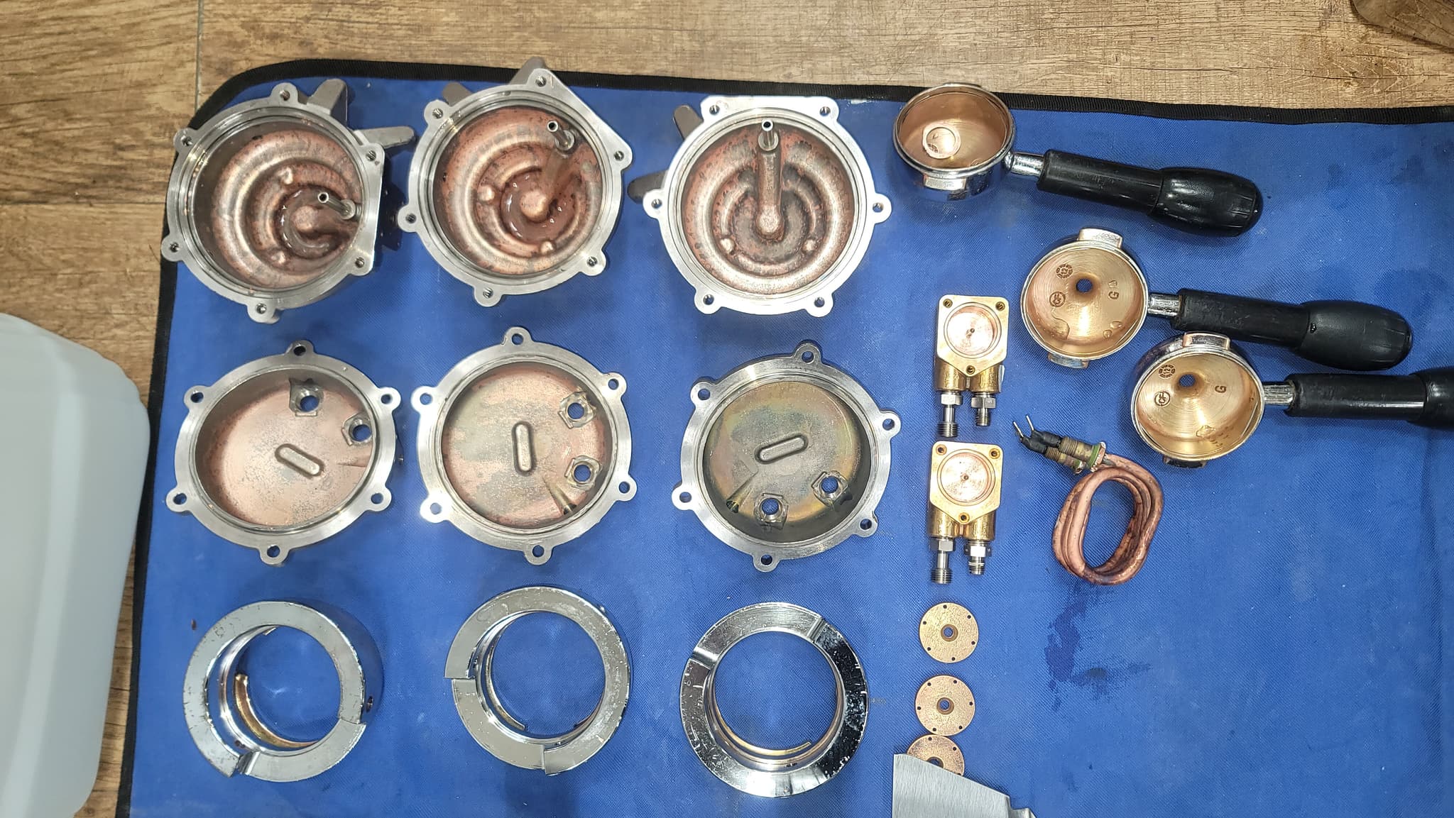 반자동 가스켓 교체 후