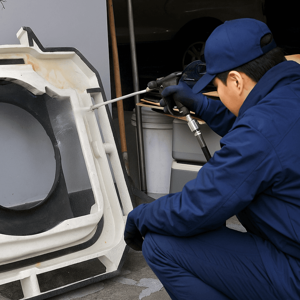 부품 세척 및 건조